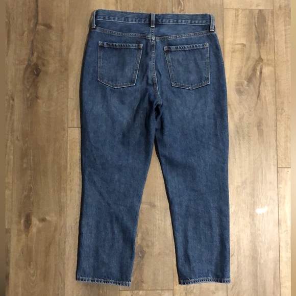Like new! - OLD NAVY 100% Cotton High-Waist Button-Fly Slouchy Straight Jeans - Picture 7 of 11